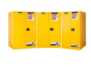 ตู้กันไฟ LAB สีเหลือง , ตู้เก็บของ 45 แกลลอน , ตู้เก็บสารเคมีสำหรับของเหลวไวไฟ
