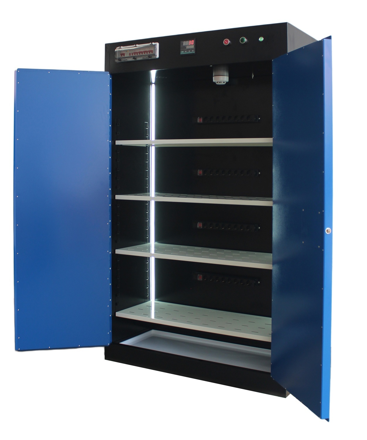 บล็อกบริษัทล่าสุดเกี่ยวกับ Battery Storage Cabinet vs Charging Cabinet: What's the Difference?
