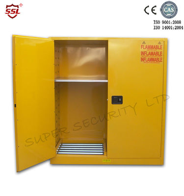 ซื้อ Oil , Chemical Liquid Hazardous Flammable Storage Cabinet With Cold Rolled Steel การผลิตออนไลน์