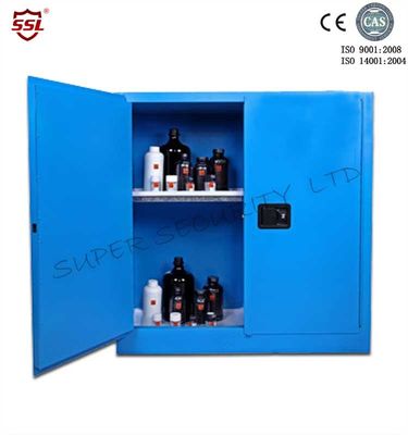 ซื้อ Metal Corrosive Steel Storage Cabinet For Vitriol Or Nitric , Safety Storage Cabinet การผลิตออนไลน์