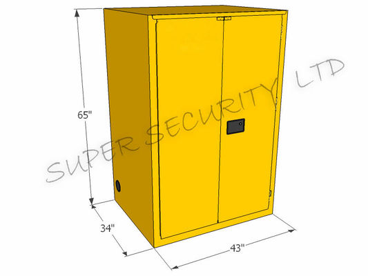 ซื้อ Industrial Metal Safety Flammable Storage Cabinet For Oil , Chemical Liquid การผลิตออนไลน์