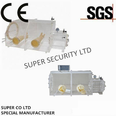 ซื้อ Acylic Laboratory Glove Box / Vacuum Glove Box  For Testing Under Sealed Atmosphere การผลิตออนไลน์