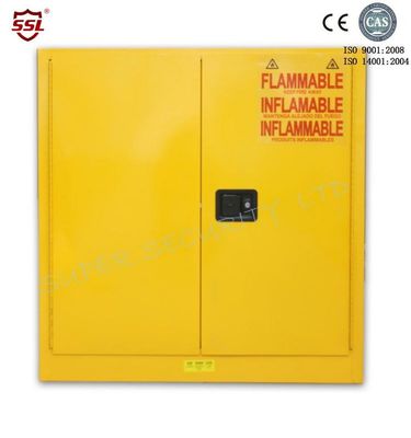 ซื้อ Cold Steel Chemical Safety Storage Cabinets With Two Door , Hazardous Material Storage Cabinets การผลิตออนไลน์
