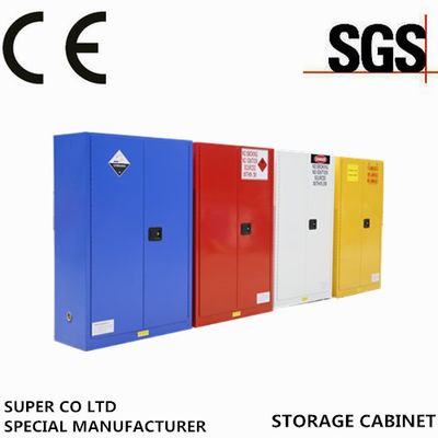 ซื้อ Reinforced Blue Corrosive Storage Cabinet 60-Gallon For Hydrochloric Acid การผลิตออนไลน์