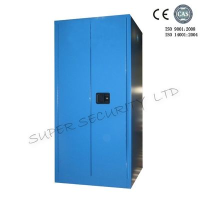 ซื้อ Blue Corrosive Resistance Indoor Storage Cabinets For Hydrochloric Acid 60-Gallon การผลิตออนไลน์