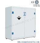Vertical Plastic Solvent Acid / Alkaline Corrosive Storage Cabinet 2 Fixed Shelves / Dual Door