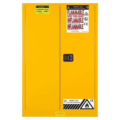 ซื้อ 45 แกลลอน ตู้ความปลอดภัยที่เผาไหม้ NFPA 30 OSHA รุ่นที่สอดคล้องกับ SSM100045 SUPER การผลิตออนไลน์