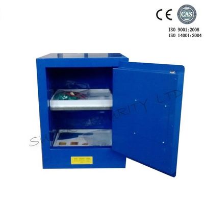 ซื้อ Blue Metal Corrosive Storage Cabinet / Hazardous Storage Cupboards 30 Gallon การผลิตออนไลน์