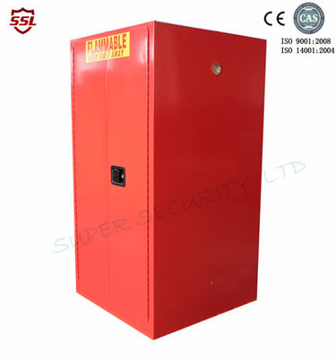 ซื้อ Red Paint & Ink Chemical Storage Cabinet For Flammable Liquids , 60 Gallon การผลิตออนไลน์