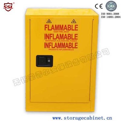 ซื้อ SSM100012P Metal Portable Chemical Storage Cabinet With Single Door Flammable Safety Cabinet การผลิตออนไลน์