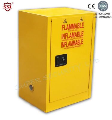 ซื้อ Portable Lockable Safety Solvent / Fuel Flammable Storage Cabinet For Class 3 Liquids การผลิตออนไลน์