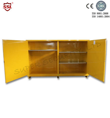 ซื้อ Horizontal Inflammable Storage Cabinets With 2 Manual Close Doors , Fire Safe Cabinets การผลิตออนไลน์